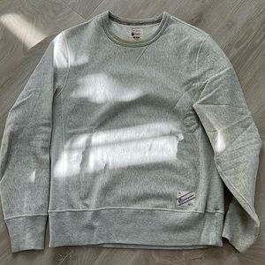 Gray Todd Snyder + Champion reverse weave sweatshirt size medium